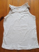 t-shirt dziewczęcy top bez rękawów  Cool Club 128 biały