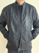 Wittchen kurtka skórzana męska granatowa S