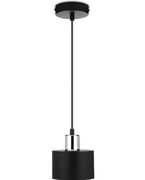 Lampa BerlinStil 12 cm - czarno-srebrna - 2 sztuki