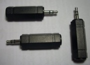 Przejscie JACK STEREO wtyk 3,5mm - gniazdo 6,3mm 