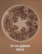 Talerze Fajans Włocławek i Koło 8 szt