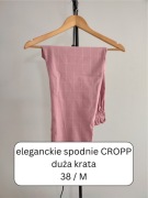 Eleganckie spodnie damskie Cropp 38 / M do biura do garnituru