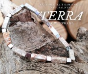 Bransoletka Terra – Równowaga | Unisex | Jaspis beżowy + Hematyt