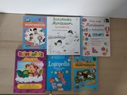 Pakiet 6 książek - Metoda Montessori, Elementarz, Logopedia NIEUŻYWANE