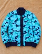 Alpha Industries granatowa kurtka pilotka M/L dwustronna 