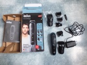 trymer BRAUN zestaw do strzyżenia włosów brody maszynka głowica, 5x nasadka