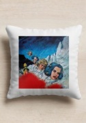 Ekspedycja komiks PRL retro prezent dla fana poduszka 40 na 40 cm