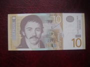 Banknot SERBIA 10 Dinara 2013 r.UNC