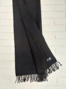 Czarny szal szalik damski