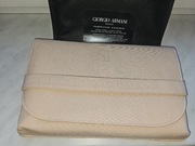 Giorgio Armani Si różowa kosmetyczka kopertówka torebka