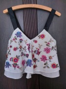 STRADIVARIUS top haftowany S 