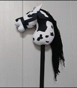 Koń na patyku z dźwiękiem hobby  horse dla dzieci 