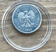 2 zł 1989r. ŻADKI DESTRUKT ZANIKAJĄCE LITERY , stan około menniczy 5/5 