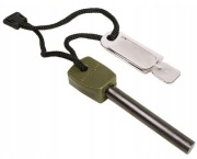 Krzesiwo magnezowe wojskowe turystyczne Mil-Tec survival duży kluczyk