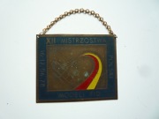 XII Mistrzostwa Polski Modeli F1D 1978 WROCŁAW - plakieta