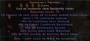 Diablo 2 Rotw guardians thunder grom strażnika 9/8 nonladder PC