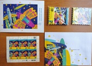 Zestaw Mrija Ukraina 2022 Znaczki blok Pocztówka Magnes Koperta pocztowa 