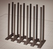 Druk 3d stojak na media filtracyjne maxspect . Stojaki pod wymiar 