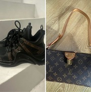 Zestaw torebka LV sneakersy 35 36