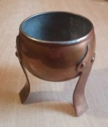Miedziane dekoracyjne, małe naczynie