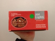 Zielone lampki Led choinkowe 