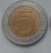 Moneta 5zł 2021rDestrukt.