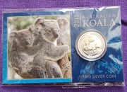 2011 Australia Koala 1/10 uncji Srebra w kapslu i blistrze