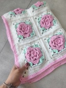 Koc dla dziecka 100% bawełna wykonany ręcznie 