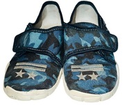 Niebieskie Tenisówki kapcie bawełniane na rzepy Viggami 31 (19,0 cm)