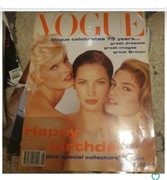 Vogue UK 1991 Cindy Crawford Linda christy