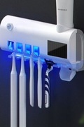 UCHWYT NA SZCZOTECZKI DO ZĘBÓW UV +DOZOWNIK PASTY