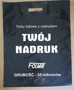 Reklamówki Torby Foliowe z nadrukiem 40x50 200 szt