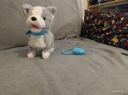 Interaktywny piesek na smyczy – stan idealny wizualnie, uszkodzony