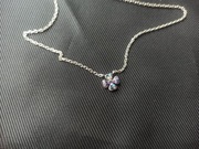 Naszyjnik celebrytka z czterolistną koniczynką 