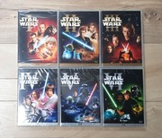 STAR WARS  I - VI  6 DVD nowe w folii