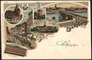 GORZÓW WLKP. Landsberg koszary Irrenanstalt, 1899 
