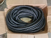 elastyczne karbowane rury elektroinstalacyjne peszle z PVC czarna