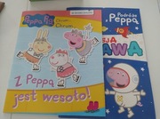 Książki świnka Peppa z zadaniami 
