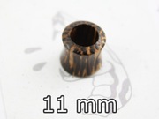 11mm Venom Snake nowy tunel plug drewno kokos VS75