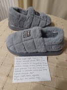 Nowe super ciepłe kapcie r42,długość wewnątrz max27cm,gruba podeszwa,lekkie