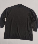 DeFacto damski czarny sweter luźny rozcięcia po bokach XL/42