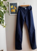 Granatowe męskie spodnie Massimo Dutti Casual Fit