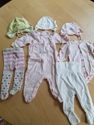 Komplet niemowlęcy rozm 0-2mies 56-62cm