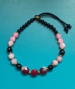 Bransoletka kamienie naturalne - amulet, ochrona przed złą energią 