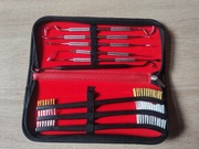 Zestaw do czyszczenia  broni z futerałem szczotki  skrobaki