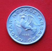 10  Fillerów 1968 r  -   BP  Węgry   Gołąb    Stan menniczy !!!