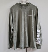 Converse All Star męska koszulka z długim rękawem S cienka bluza olive 