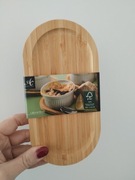 Nowa bambusowa taca do serwowania 