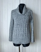 Wallis melanżowy szary sweter M