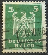 Niemcy Deutsches Reich, Znaczek z serii Orzeł Cesarski wydany w 1924 roku